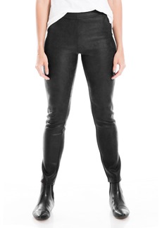 Max Studio Women's High Waisted Faux Leather Leggings