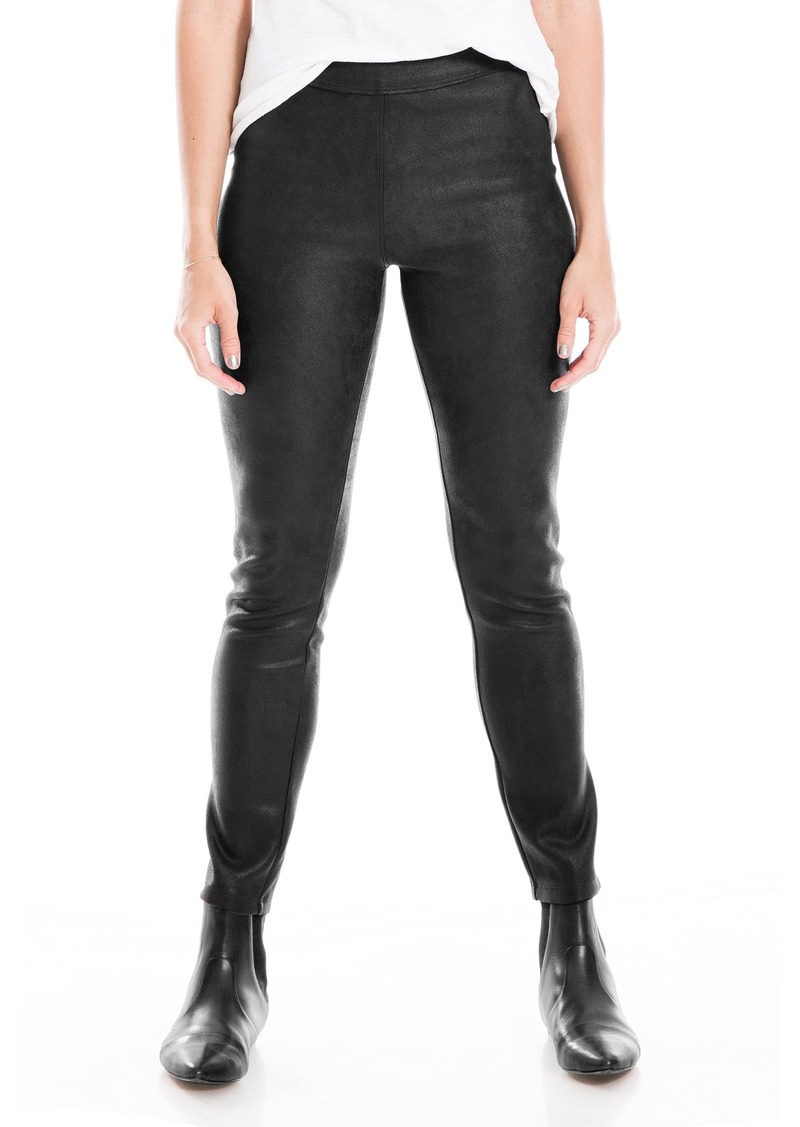 Max Studio Women's High Waisted Faux Leather Leggings  Extra Large