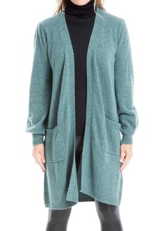 Max Studio Women's Long Open Front Sweater Cardigan Cozy Solid Staple Outwear Coats  Extra Large