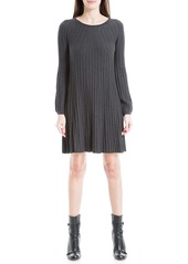 Max Studio Women's Long Sleeve A-Line Sweater Dress