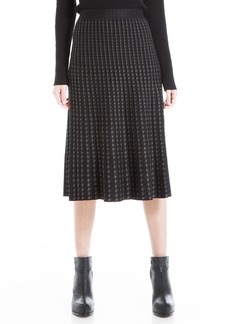 Max Studio Women's Midi Pleated Sweater Skirt