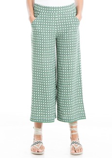 Max Studio Women's Misses Crepe Cropped Wide Leg Pant