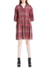 Max Studio Women's Rayon Short Shirt Dress