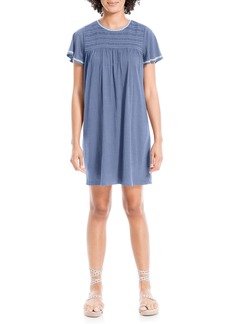 Max Studio Women's Short Sleeve Jersey Dress Denim-0T73