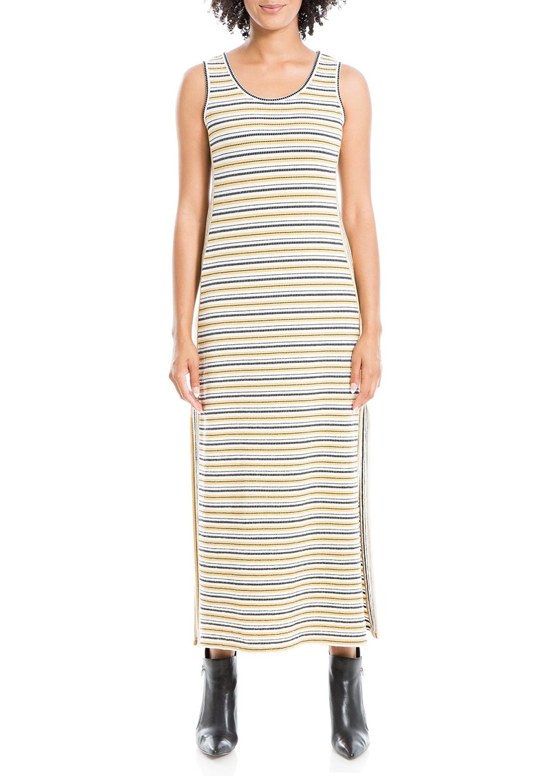 Max Studio Women's Sleeveless Stripe Maxi Knit Dress