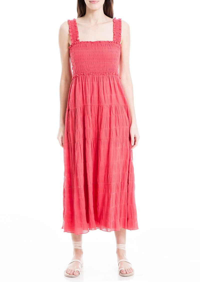 Max Studio Women's Sleeveless Tiered Maxi Dress