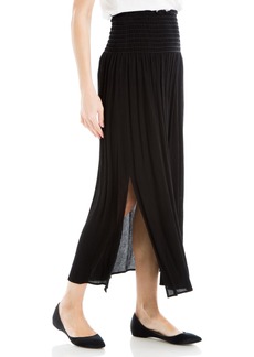 Max Studio Women's Smock Waist Woven Pull-On Long Maxi Skirt US