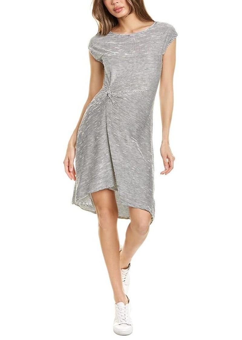 max studio cap sleeve dress