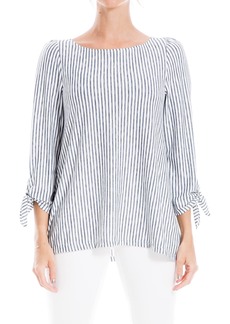 Max Studio Women's Tie Sleeve Knit Top  Extra Large
