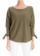 Max Studio Women's Tie Sleeve Sweater