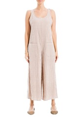 Max Studio Yarn Dye Linen-Blend Jumpsuit