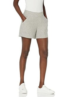 Max Studio Women's Striped Linen Shorts