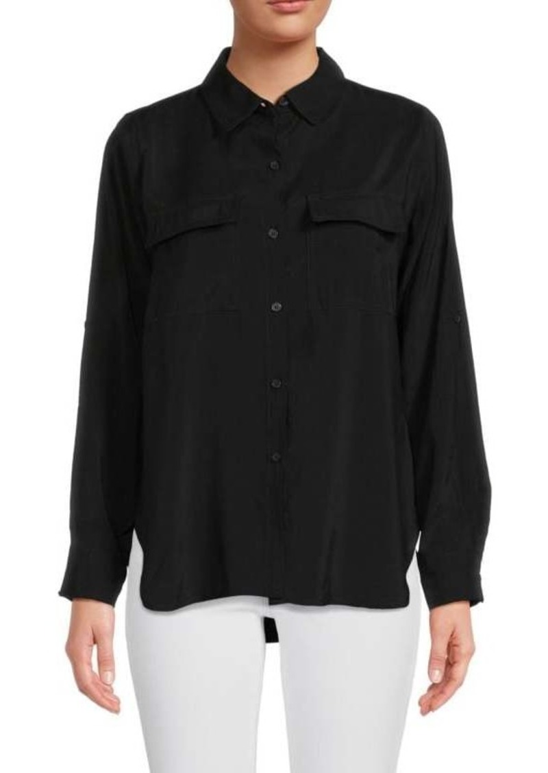 Max Studio Tab Sleeve Shirt