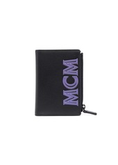 MCM logo-patch leather wallet