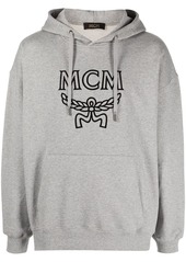 MCM logo print drawstring hoodie