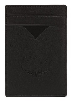 MCM Maxi Aren Leather Money Clip Card Case
