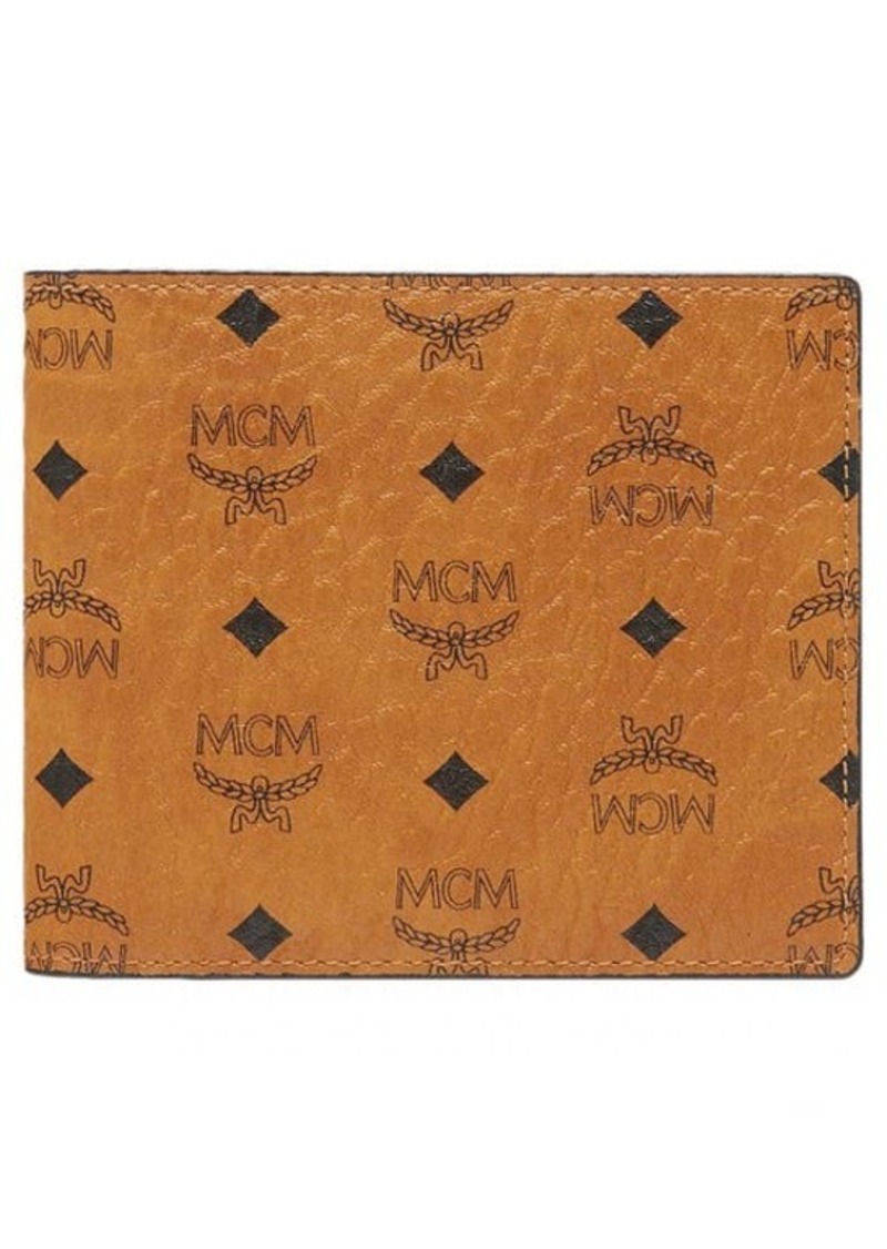MCM Medium Aren Maxi Monogram Visetos Pouch