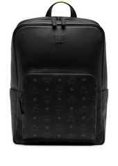 MCM medium Aren leather-panelled backpack