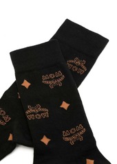 MCM monogram-print knit socks