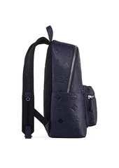 MCM Stark Maxi Leather Backpack