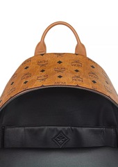 MCM Stark Medium Coated Canvas Backpack