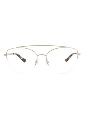 McQ Alexander McQueen Cat Eye-Frame Metal Optical Frames