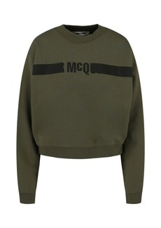 McQ Alexander McQueen Logo Cropped Sweatshirt