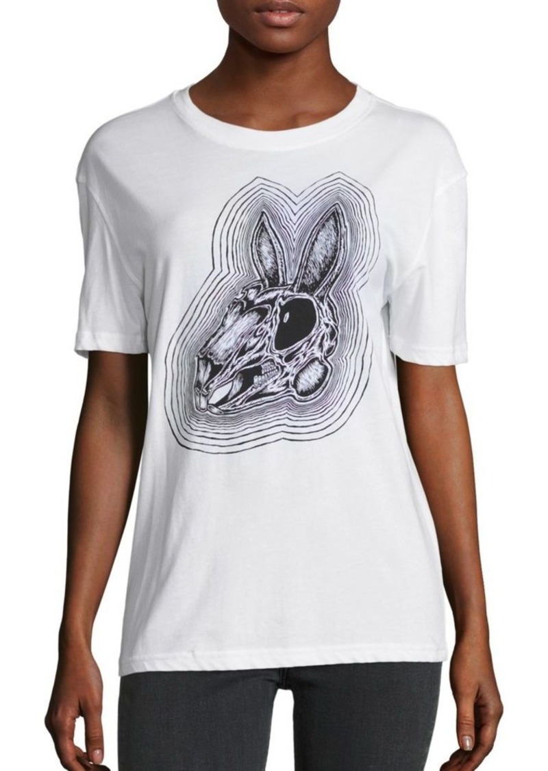 alexander mcqueen rabbit t shirt
