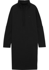 Mcq Alexander Mcqueen Woman Appliquéd French Cotton-terry Dress Black