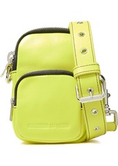 Mcq Alexander Mcqueen Woman Neon Leather Shoulder Bag Bright Yellow
