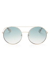 McQ Alexander McQueen Women's Brow Bar Round Sunglasses, 59mm 