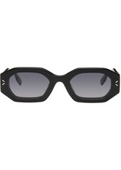 McQ Alexander McQueen MCQ Black Geometrical Sunglasses