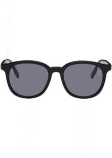 McQ Alexander McQueen MCQ Black Round Acetate Sunglasses