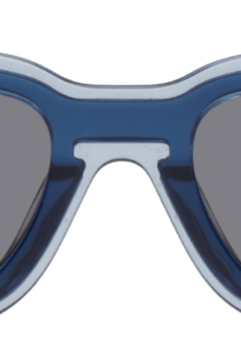 McQ Alexander McQueen MCQ Blue Rectangular Sunglasses