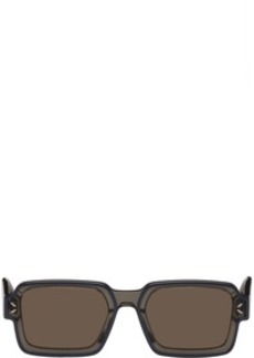 McQ Alexander McQueen MCQ Gray Rectangular Sunglasses