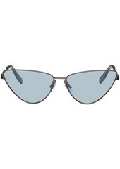 McQ Alexander McQueen MCQ Gunmetal Cat-Eye Sunglasses
