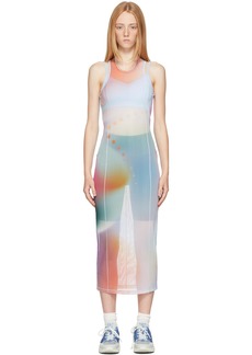 McQ Alexander McQueen MCQ Multicolor Tie-Dye Print Maxi Dress