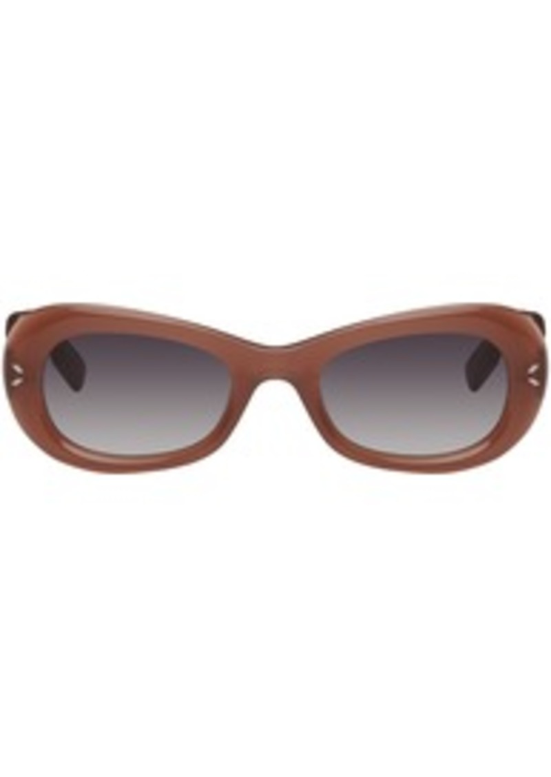 MCQ Orange Oval Sunglasses