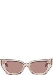 McQ Alexander McQueen MCQ Pink Angular Sunglasses