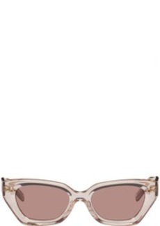 McQ Alexander McQueen MCQ Pink Angular Sunglasses