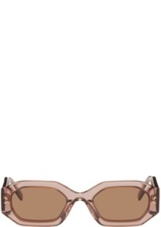 McQ Alexander McQueen MCQ Pink Geometrical Sunglasses