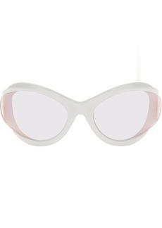 McQ Alexander McQueen MCQ White Futuristic Sunglasses