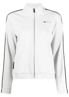 McQ Alexander McQueen piped-trim zip-fastening sweatshirt