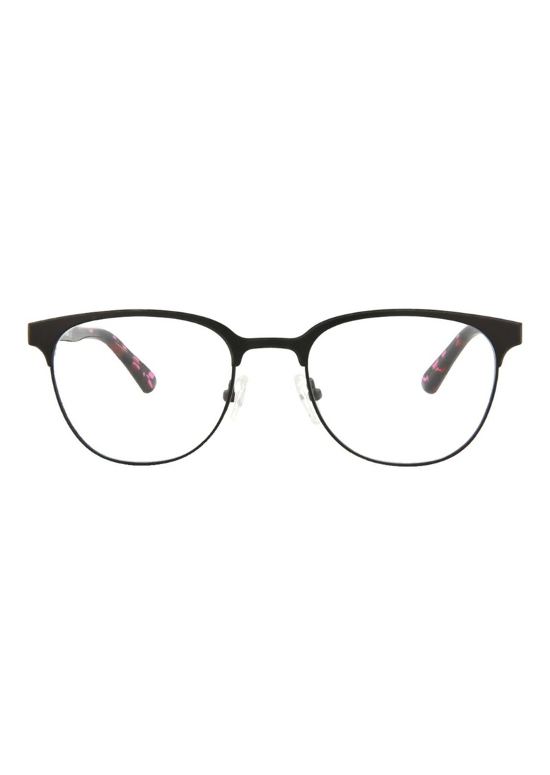 McQ Alexander McQueen Round-Frame Metal Optical Frames