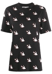 McQ Alexander McQueen swallow print T-shirt