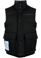 McQ buttoned padded gillet