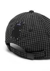 McQ logo-embroidered grid-pattern cap