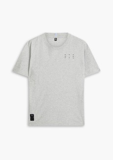 McQ Alexander McQueen - Appliquéd cotton-jersey T-shirt - Gray - XXS