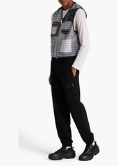 McQ Alexander McQueen - Appliquéd French cotton-terry sweatpants - Black - XXS