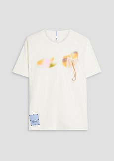 McQ Alexander McQueen - Appliquéd printed cotton-blend jersey T-shirt - White - L